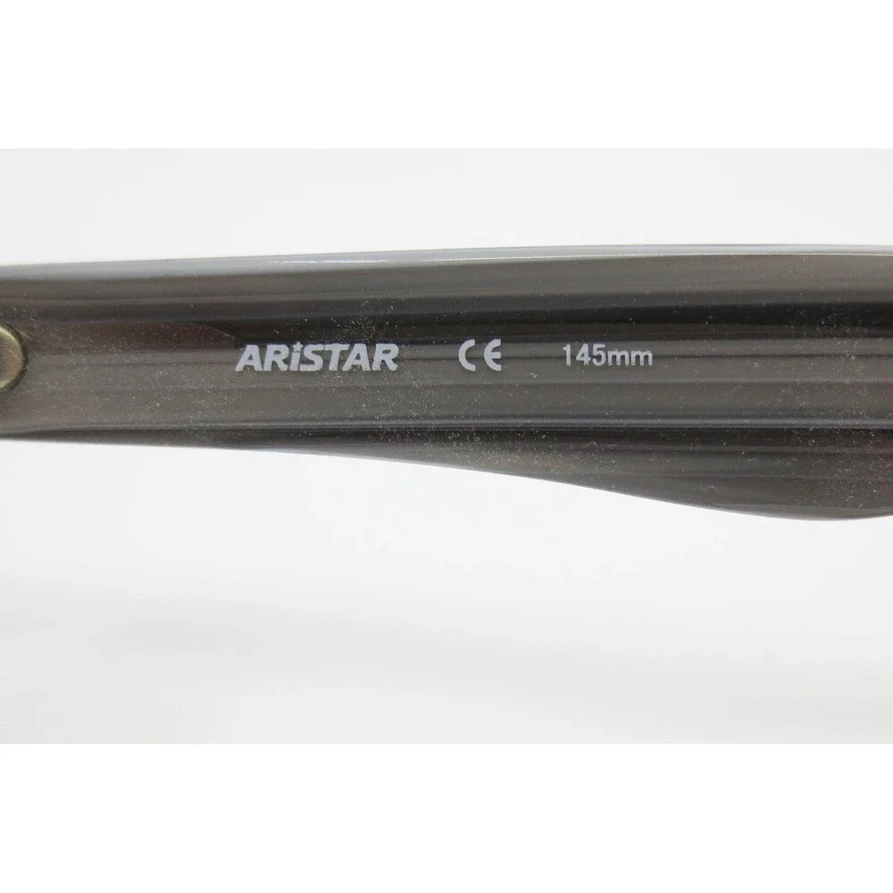 Aristar Charmant AR18641 Eyeglass Frames Black Grey Striped Rectangular 145mm